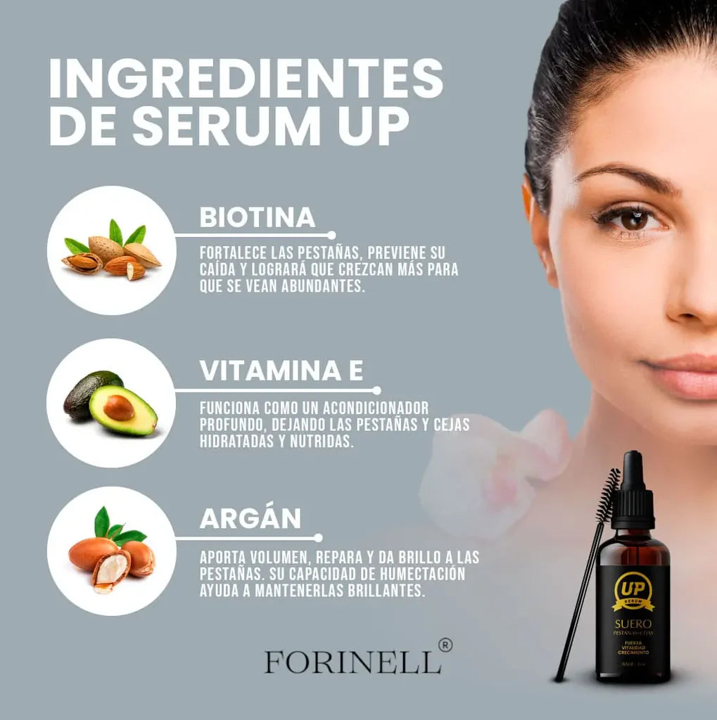 SERUM UP PRO Alargador de pestañas y cejas