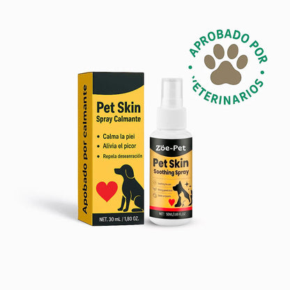 PET SKIN - Tratamiento natural para piel roja, irritada con granitos o dermatitis para mascotas