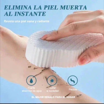 Pack de 4 esponjas mágicas de baño