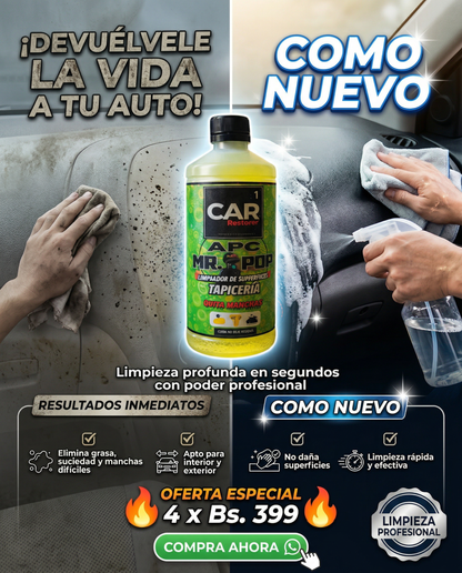 MR POP ™ - APC QUITA MANCHAS PROFESIONAL (CAR RESTORER)
