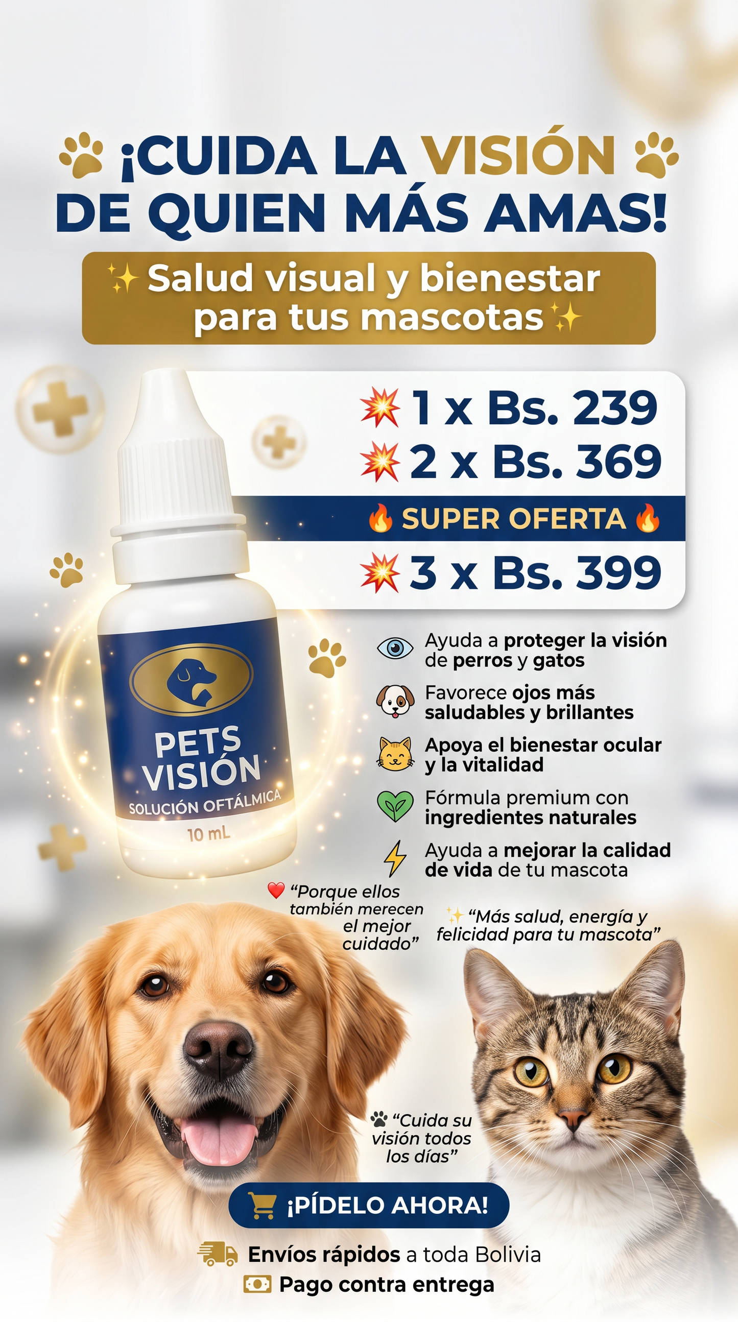 Pest Visión: Salud Ocular para perros y gatos